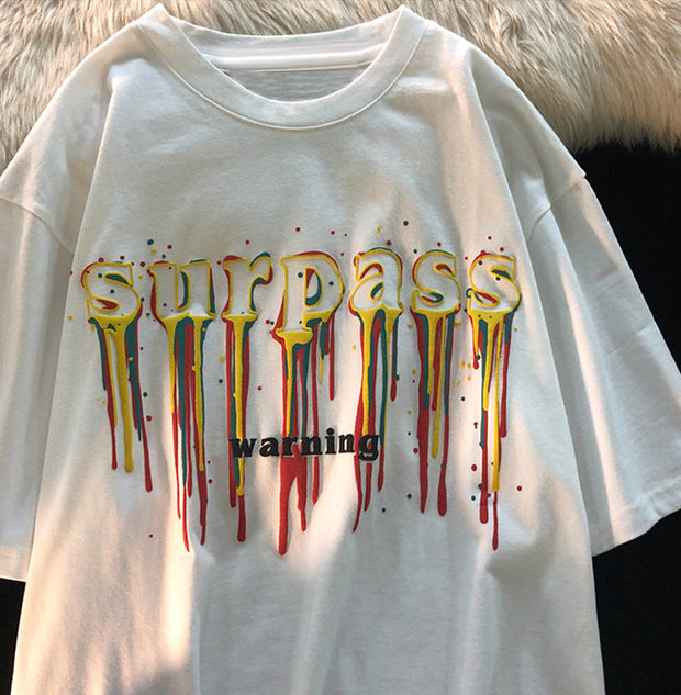 Jew4room artistic niche loose oversize short sleeves