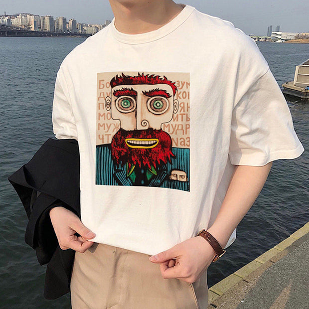 Abstract print t-shirts