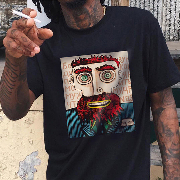 Abstract print t-shirts