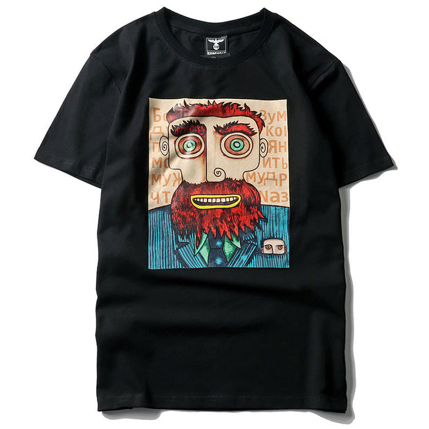 Abstract print t-shirts