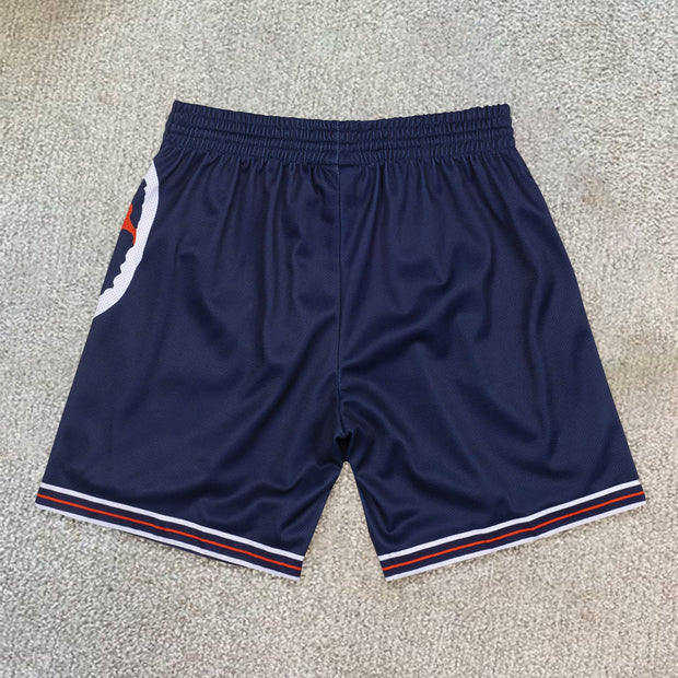Tiger print track shorts