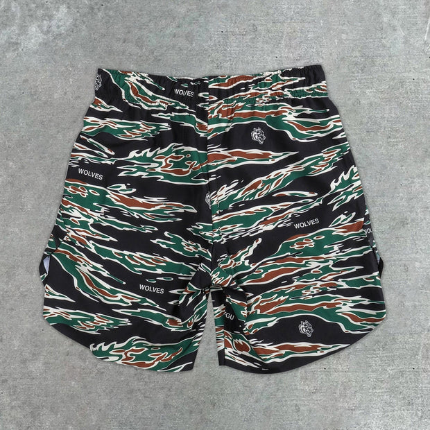 Fashion sports style fitness casual camouflage shorts