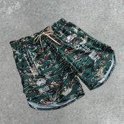 Fashion sports style fitness casual camouflage shorts