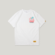 Coconut print loose couple short-sleeved T-shirt