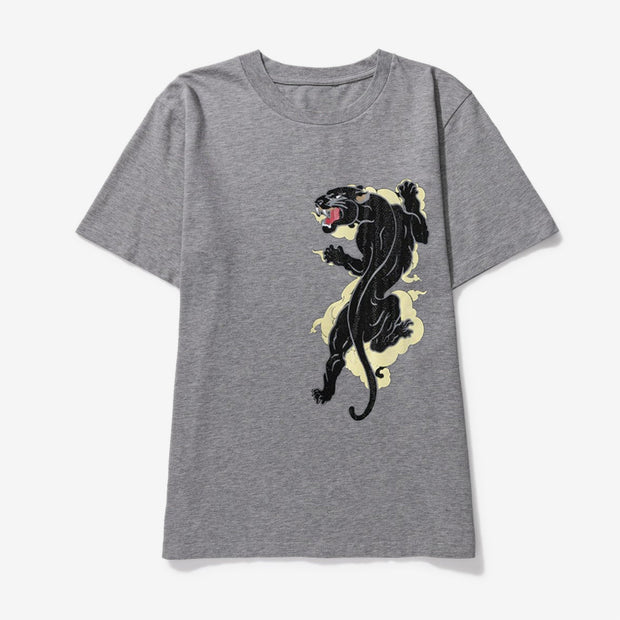 Peace Gecko Casual Vintage Short Sleeve T-Shirt