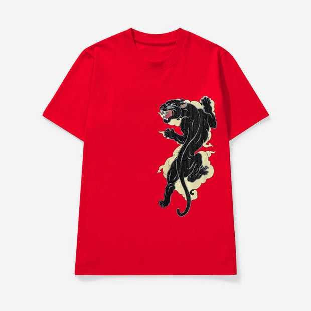 Peace Gecko Casual Vintage Short Sleeve T-Shirt