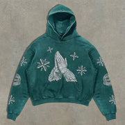 Madonna print hoodie