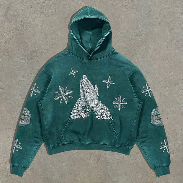 Madonna print hoodie