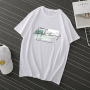 Pure cotton pullover short sleeve cartoon anime round neck T-shirt