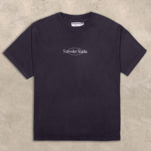 Casual round neck printed loose T-shirt