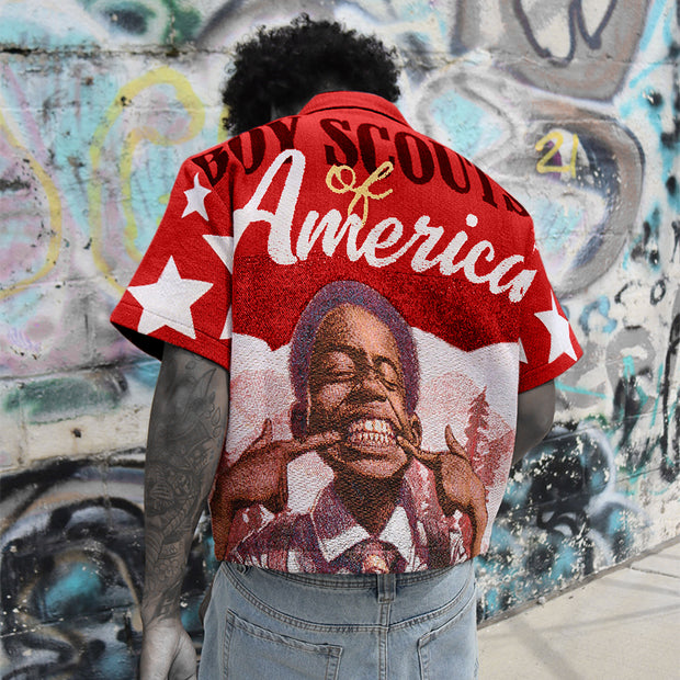 Boy Scouts of America tapestry short-sleeved jacket