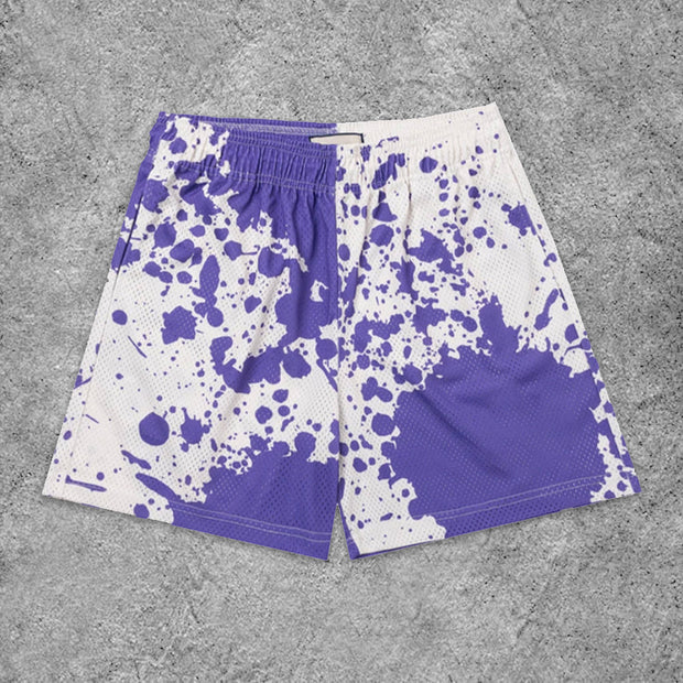 Street Ink Dye Print Shorts