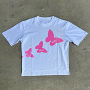 Fashion Free Your Mind Print Short Sleeve T-Shirt