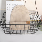 Casual and versatile NYC letter wool knitted hat Japanese style