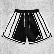 Men's Casual Print Panel Shorts