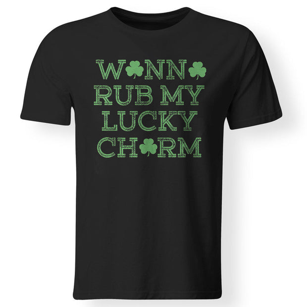 W_NN_ Rub My Lucky Ch_rm Funny St Patrick's Day T-Shirt