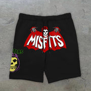 Skeleton Funny Fashion Casual Cotton Shorts