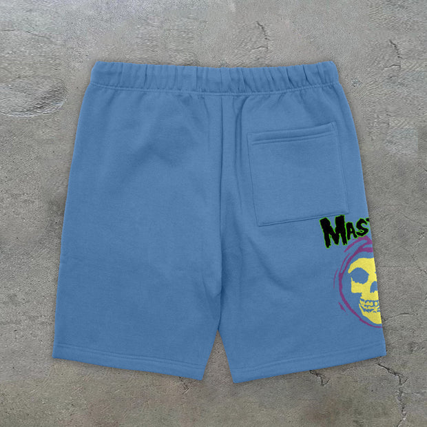 Skeleton Funny Fashion Casual Cotton Shorts