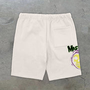 Skeleton Funny Fashion Casual Cotton Shorts