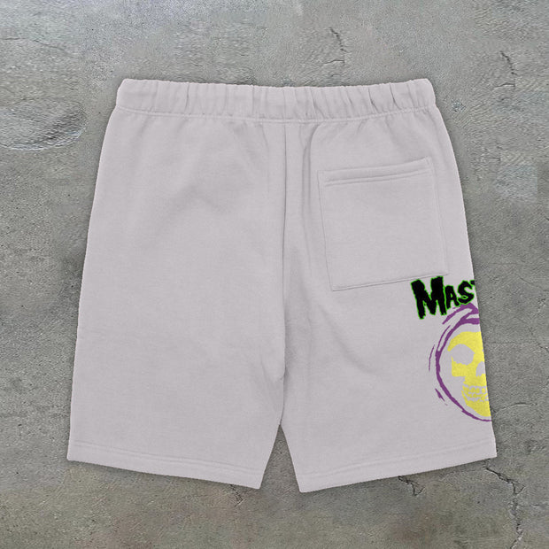 Skeleton Funny Fashion Casual Cotton Shorts
