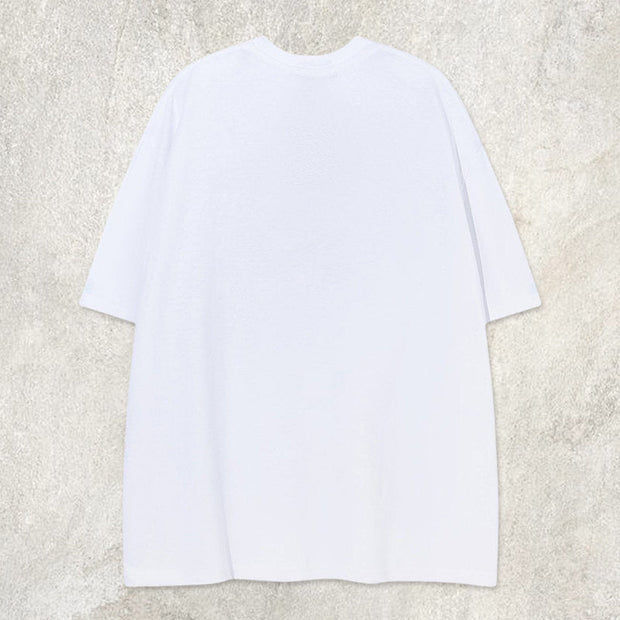 Letter Swirl Graphic Tee