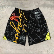 Statement street style sports shorts