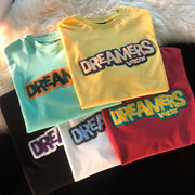 Jew4room yellow American retro vintage T-shirt