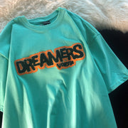 Jew4room yellow American retro vintage T-shirt