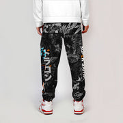 Men's casual loose cropped trousers overalls