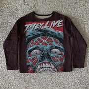 Personalized retro print vintage style men's sweatshirt