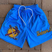 Unknwn Streetwear Baseball Print Mesh Shorts