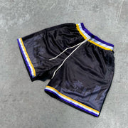Fashion City Reflection Print Track Shorts