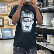 Horrified Boy Print T-Shirt