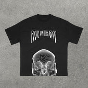 Focus On The Good Print Short Sleeve T-Shirt