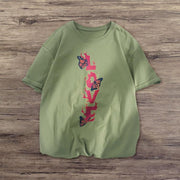 LOVE retro print short-sleeved T-shirt