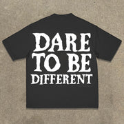 Dare To Be Different Casual Street Basketball T-shirt