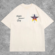 Flame Pentagram Graphic Tee