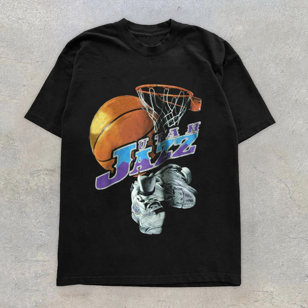 Personalized Fashion Print Vintage Short Sleeve T-Shirt