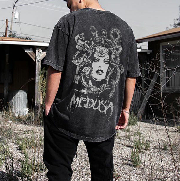 Round neck print T-shirt