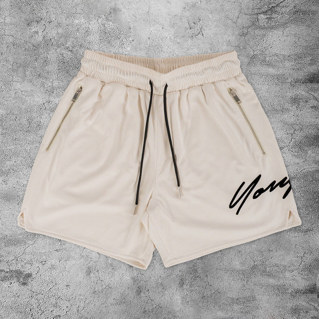 Temperament noble luxury casual retro shorts