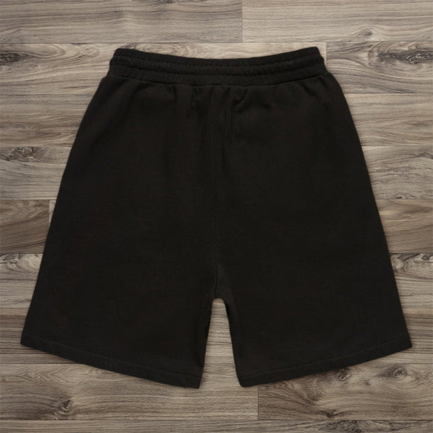 Angel Vintage Print Casual Street Shorts