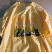 Trendy loose Harajuku fashion short-sleeved T-shirt