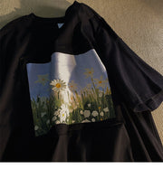 Trendy loose Harajuku fashion short-sleeved T-shirt