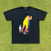 Fashion street print short-sleeved T-shirt