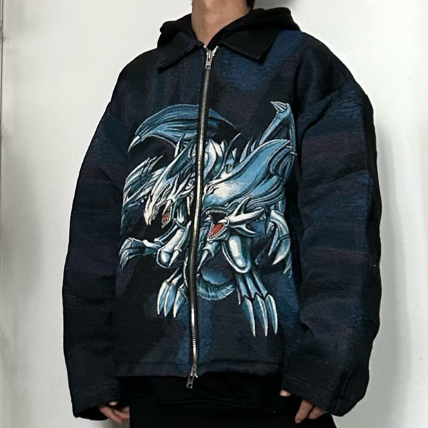 Yu-Gi-Oh Casual Street Tapestry Zip-Up Jacket