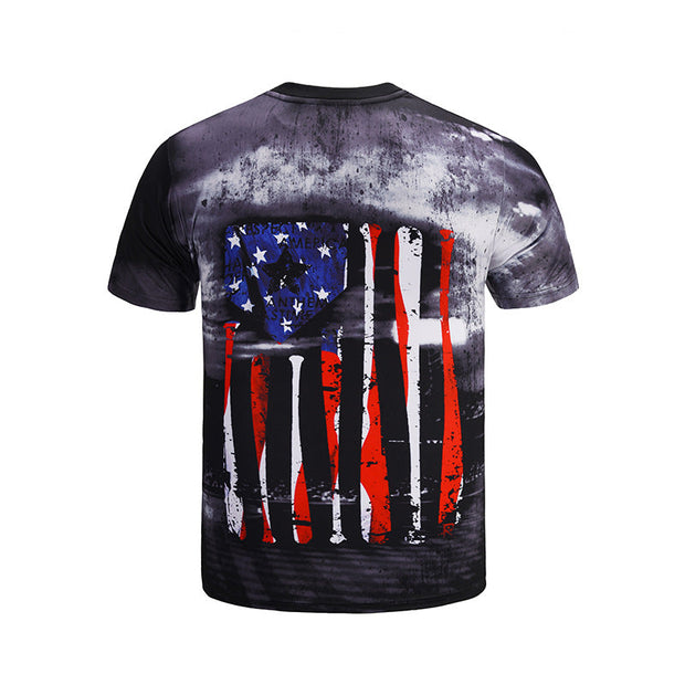 Fashion digital printing loose fashion trendy youth T-shirt