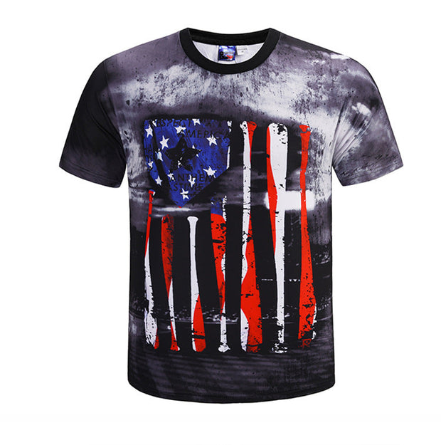 Fashion digital printing loose fashion trendy youth T-shirt