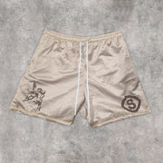 Fashion Personality Casual Angel Print Shorts
