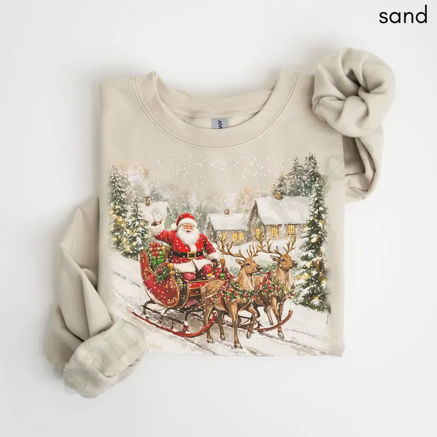 Vintage Santa Crewneck Sweatshirt