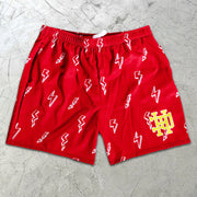 Lightning All Over Print Track Shorts